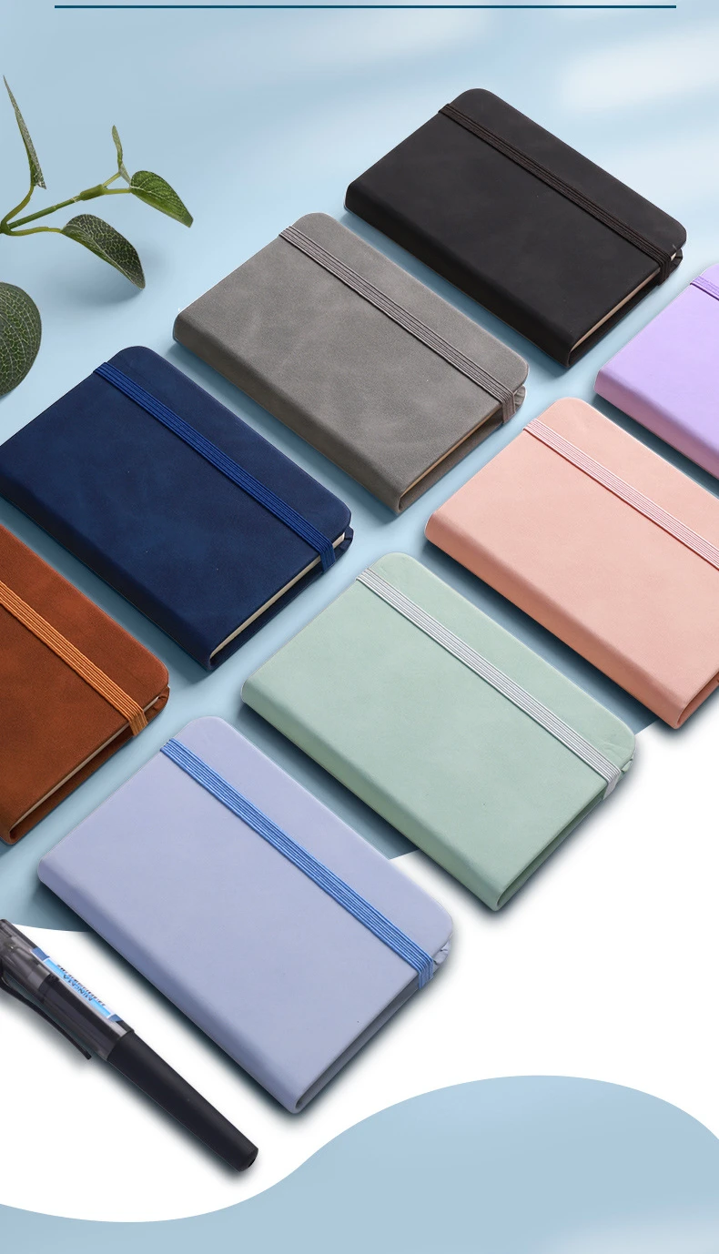 Mini Book A7 Small Notebook Portable Portable Notepad Small Pocket Skin Feeling Leather Waterproof Notes school supplies