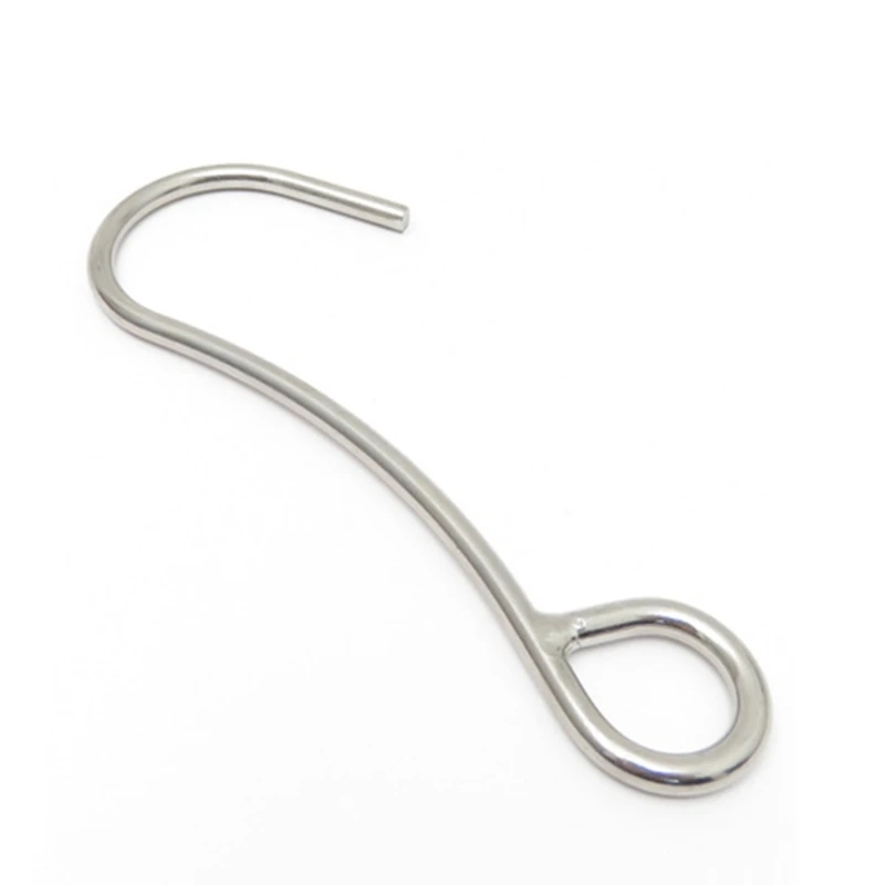  652D Scubas Dive Single Hook Heavy Duty Stainless Steel Reef Hook Dive Current Single Hook for Sailing, Drift Diving Durable