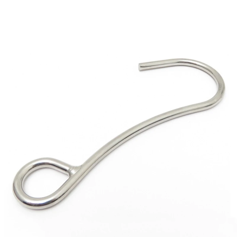  652D Scubas Dive Single Hook Heavy Duty Stainless Steel Reef Hook Dive Current Single Hook for Sailing, Drift Diving Durable