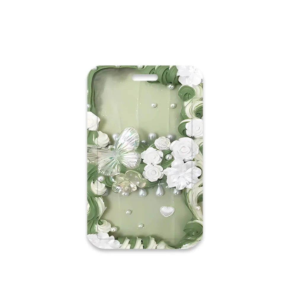 LUCKY-EBINLANDS Credit Card Holders, Plastic Business Card Holder, Cute Badge Holder Student