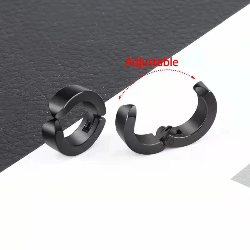 Anime Chainsaw Man Earrings Yoshida Hirofumi Stainless Steel Ear Bone Clip for Women Men Cosplay Jewelry Accessories