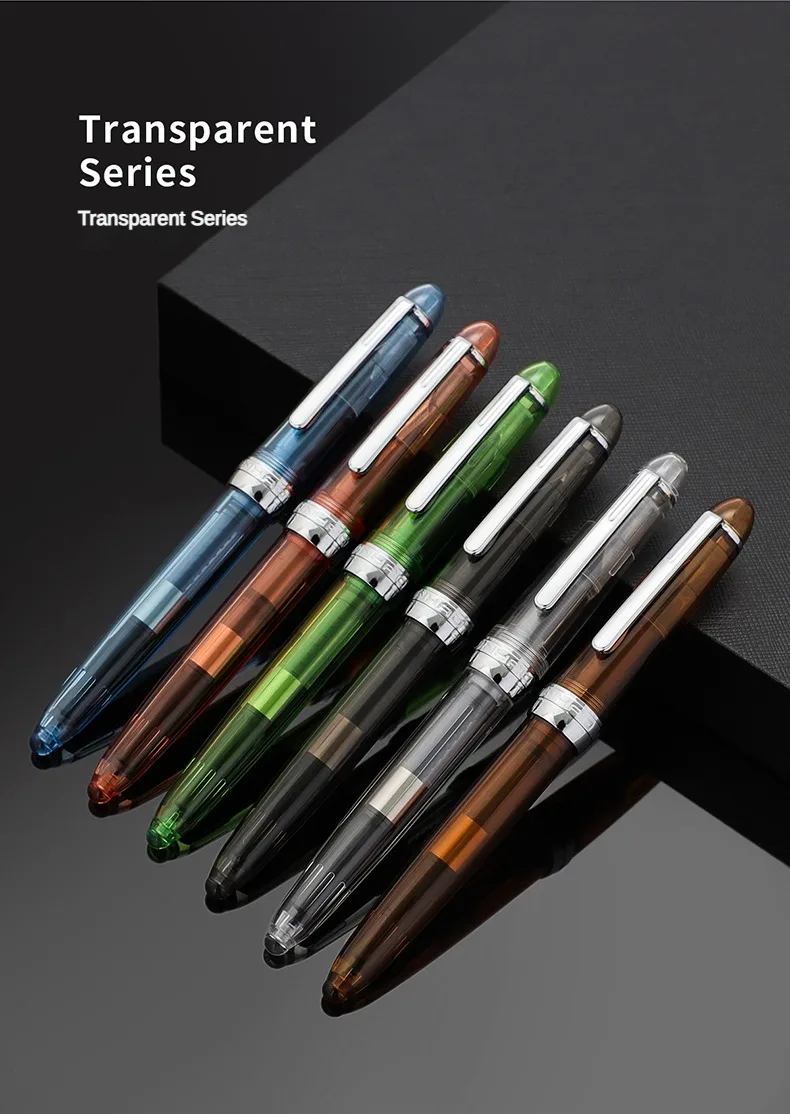 12 Colors JINHAO 992 Fountain Pen Silver Clip Luxury Writing Ink Pens Student Business Office School Supplies Stationery PK 82