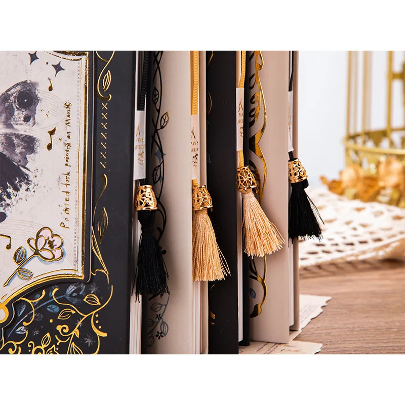 Gothic Series Retro Notebook Classic Design Color Page Illustration Hardcover Diary Young Rrtists Notepad