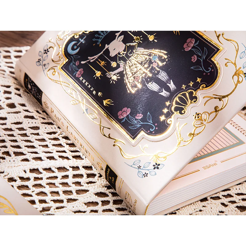 Gothic Series Retro Notebook Classic Design Color Page Illustration Hardcover Diary Young Rrtists Notepad