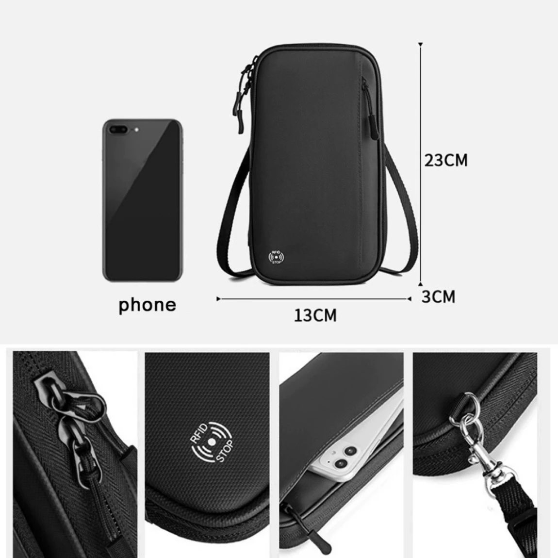 Travel Wallet Passport Holder Travel Documents Organizer Durable Waterproof Passport Case with RFID Blocker for Women Men
