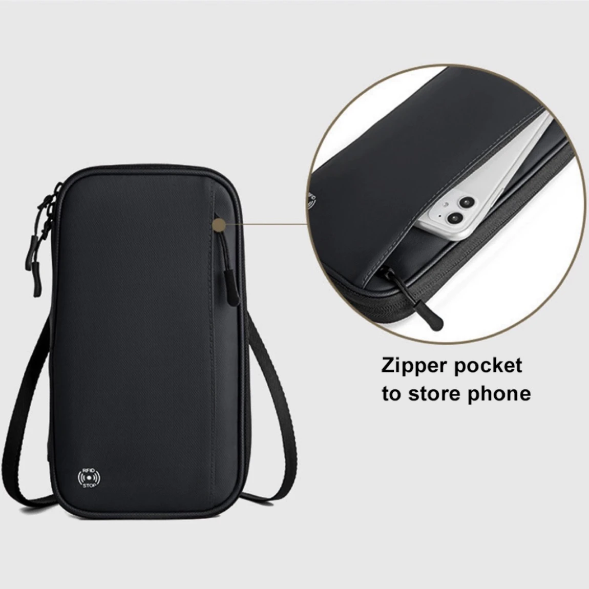 Travel Wallet Passport Holder Travel Documents Organizer Durable Waterproof Passport Case with RFID Blocker for Women Men