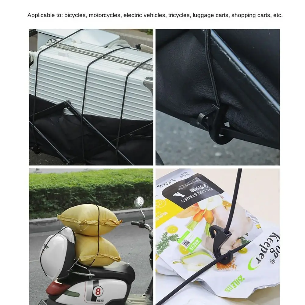 with The Hook Bungee Cord Durable 1m Black Trolley Strap Luggage Cart Strap Luggage Cart Bike
