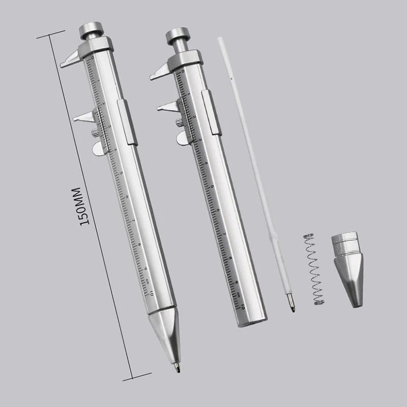 New Multifunction Caliper Pen Ball-Point 0.5mm Ballpoint Pen Gel Ink Pen Vernier Caliper Roller Ball Pen Creativity Stationery