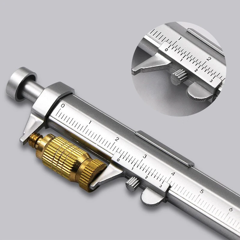 New Multifunction Caliper Pen Ball-Point 0.5mm Ballpoint Pen Gel Ink Pen Vernier Caliper Roller Ball Pen Creativity Stationery