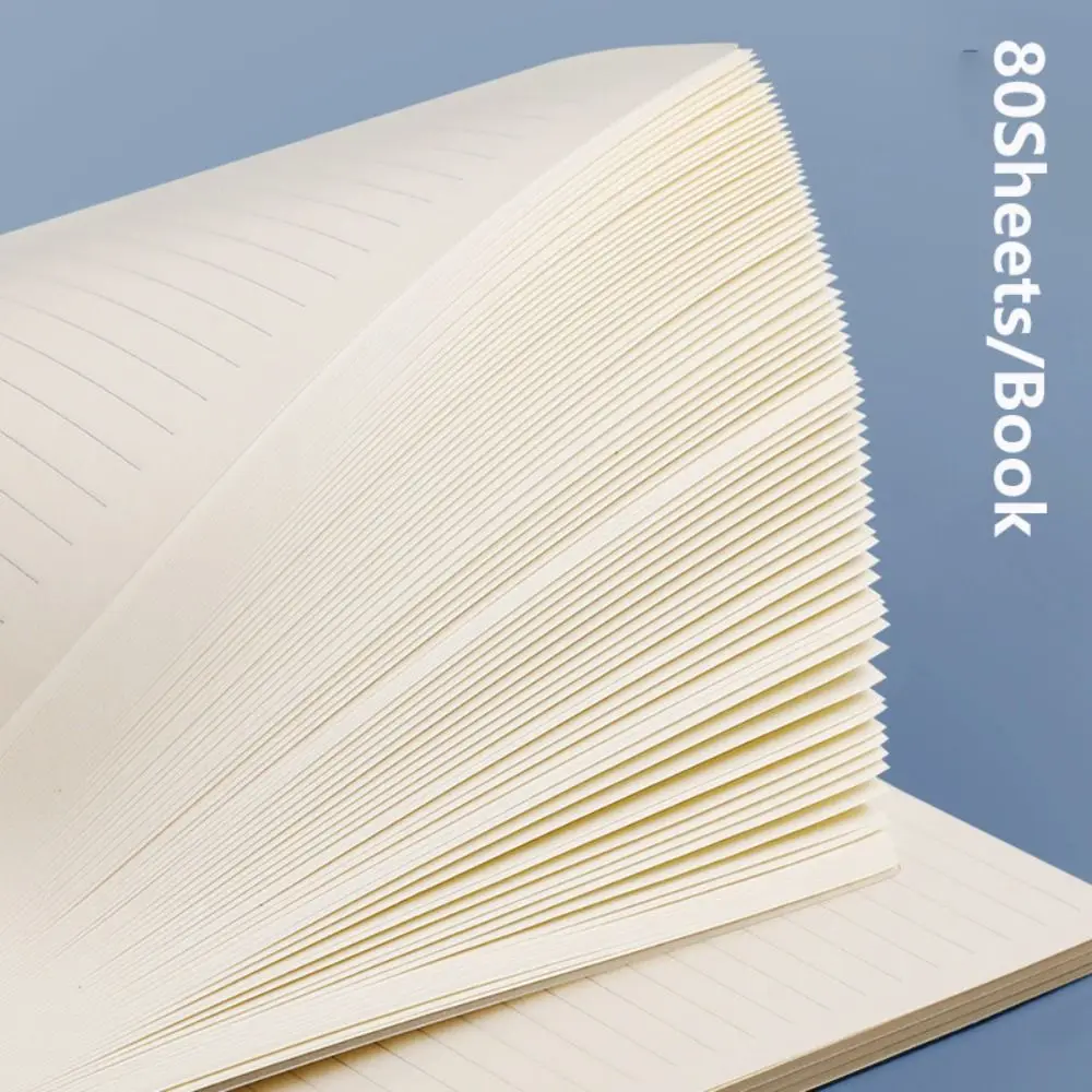 80Sheets A5/B5/A4 Spiral Coil Notebook Flip Over Thickened Grids/Blank/Horizontal Line Notepad Journal Diary Sketchbook