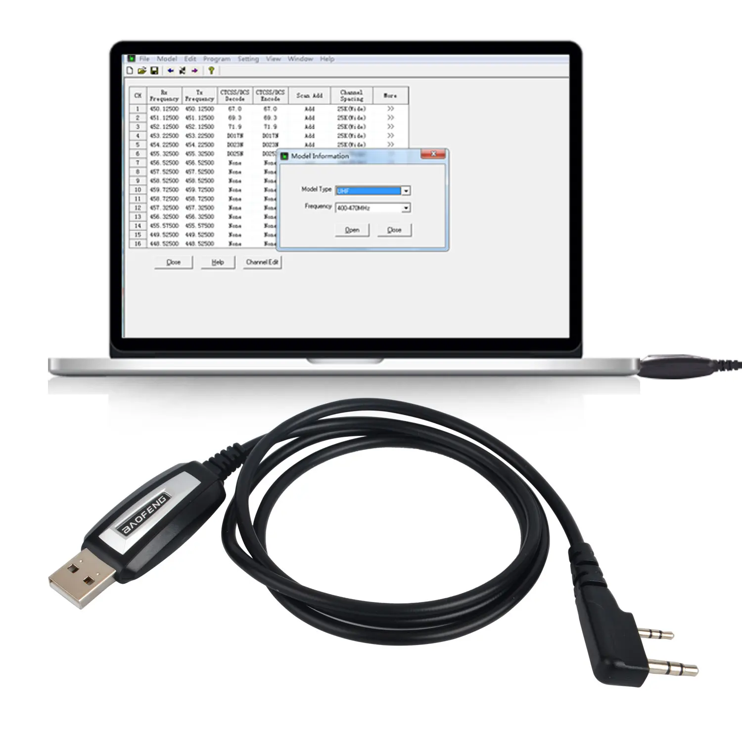 Walkie Talkie USB Programming Cable for Baofeng UV-5R BF-888S UV-17Pro GPS UV-5RH UV-82 Quansheng UV-K5(8) UV-K5 UV-5RPlus Radio