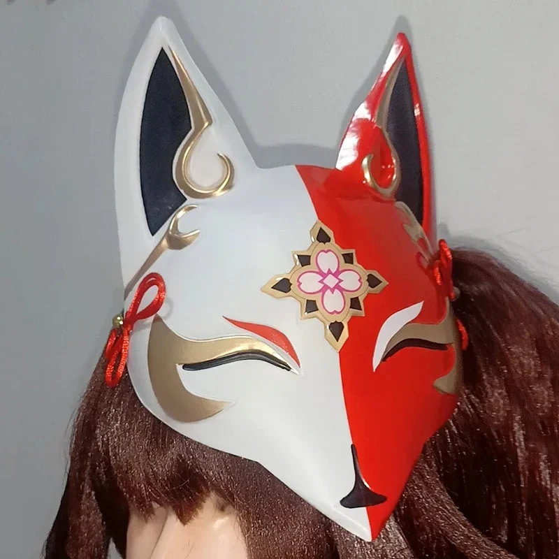 Game Honkai: Star Rail Sparkle Cosplay Mask Animal Fox Full Face Masks Unisex Halloween Carnival Party Prop