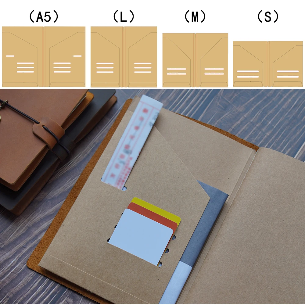 New Notebook 100% Genuine Leather Diary Handmade Vintage Cowhide Sketchbook Notepad TN Traveler Portable Notebook Cove