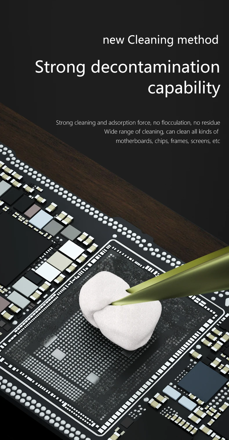 MaAnt MY-065 Nano Cleaning Sponge Dust-free Wipes Tool for Mobile Phone Screen Glue Removal/Camera/PCB Welding Flux Oil Cleaner