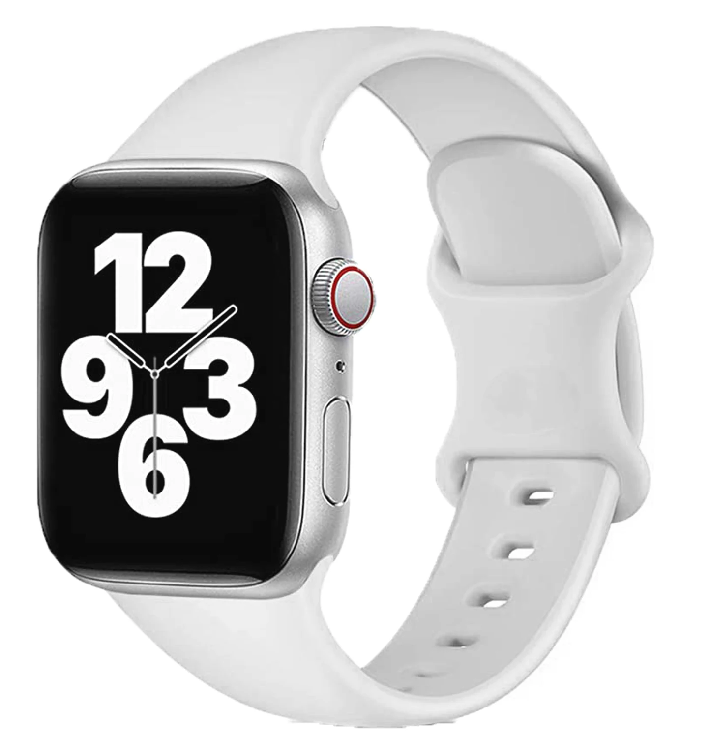 Silicone Strap for Apple Watch Bands 40mm 44mm 46mm 45mm 49mm Correa Bracelet iWatch Series Ultra 4 3 2 7 8 9 SE 10 11 12 Band