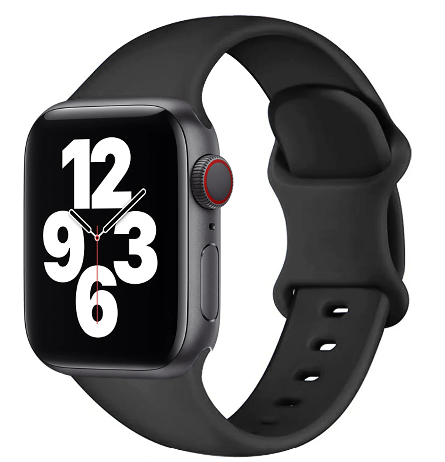 Silicone Strap for Apple Watch Bands 40mm 44mm 46mm 45mm 49mm Correa Bracelet iWatch Series Ultra 4 3 2 7 8 9 SE 10 11 12 Band
