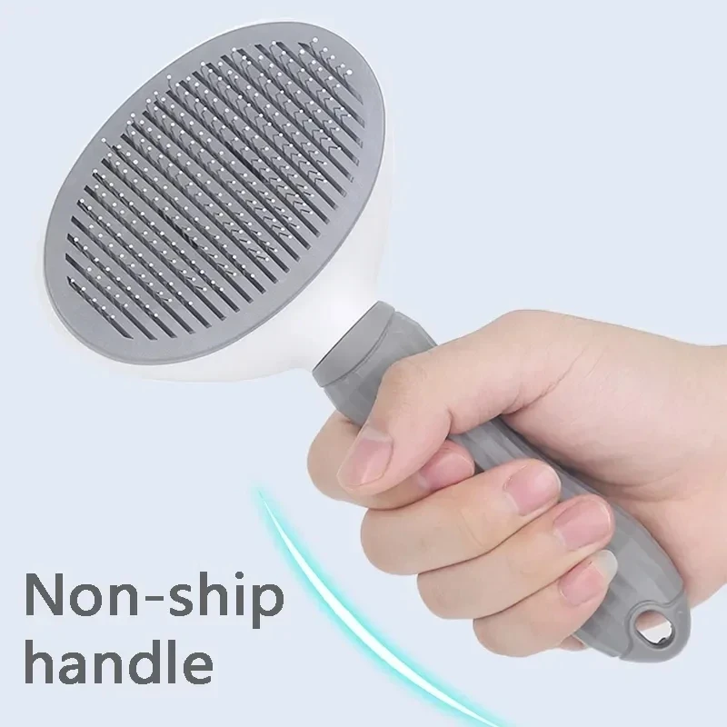 Pet Dog Brush Cat Comb Self Cleaning Pet Hair Remover Brush For Dogs Cats Grooming Tools Pets Dematting Comb Dogs Accessories