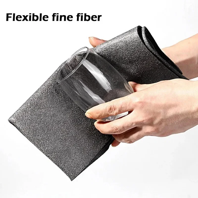 10/1pcs Magic Cleaning Cloths Reusable Microfiber Washing Rags Car Window Mirror Wipe Towels Rag Household Kitchen Clean Tools