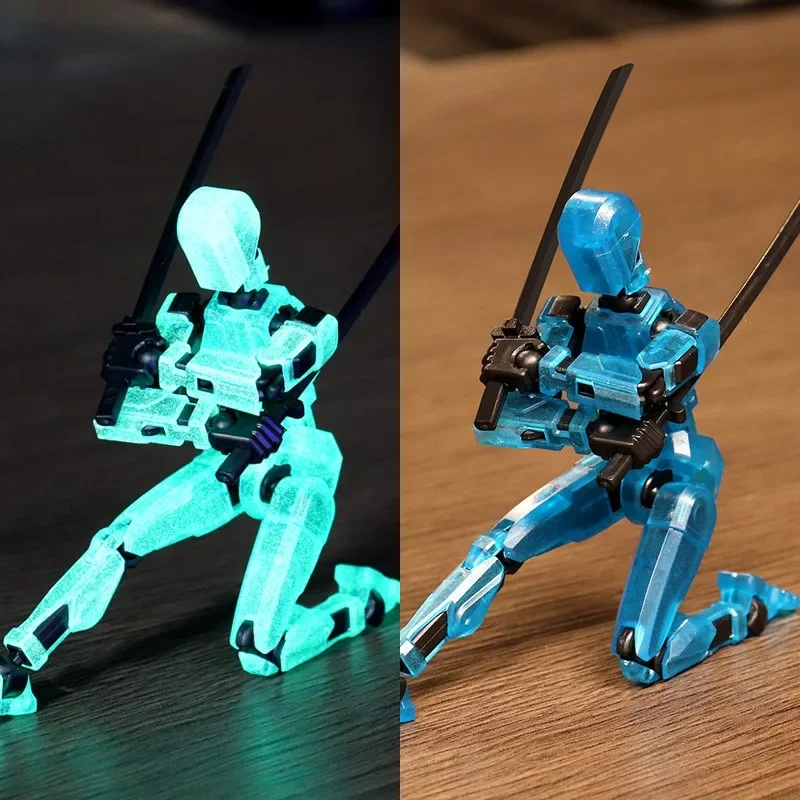 13 Action Figure Titan Multi-Jointed Movable Shapeshift Robot T13 Action Mannequin Character And Dog Figure Toys Gifts