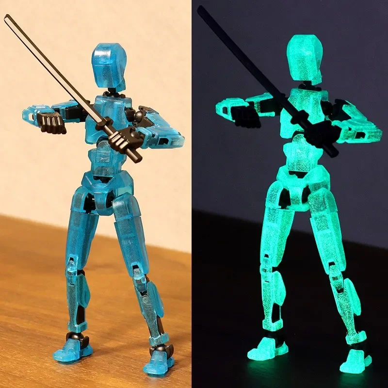 13 Action Figure Titan Multi-Jointed Movable Shapeshift Robot T13 Action Mannequin Character And Dog Figure Toys Gifts