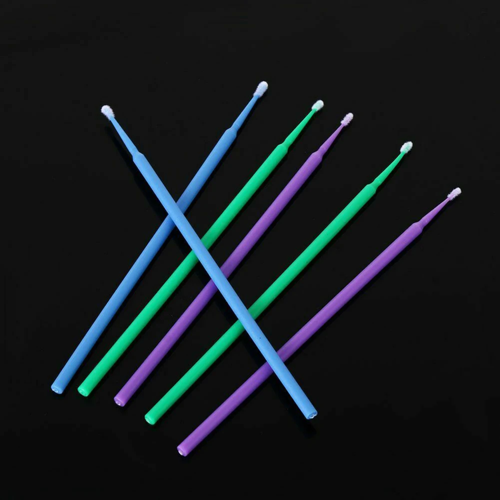 100pcs Paint Brushes Paint Touch-up Dentistry Pen Car Applicator Stick Once-only Use Automobile Pen Cleaning Stick Paint Brushes