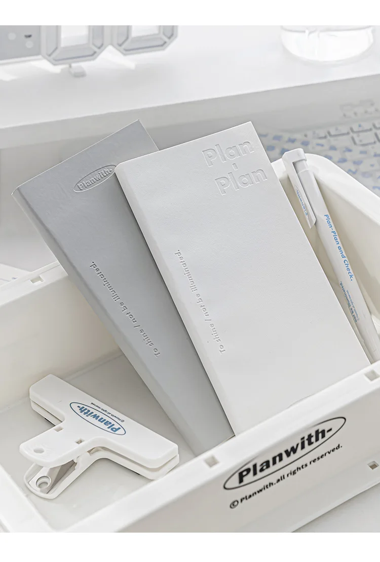 Planwith To Do List Notepad Undated Daily Planner Notebook, Task CheckList Organizer Agenda Pad for Work Study with ABC Stickers
