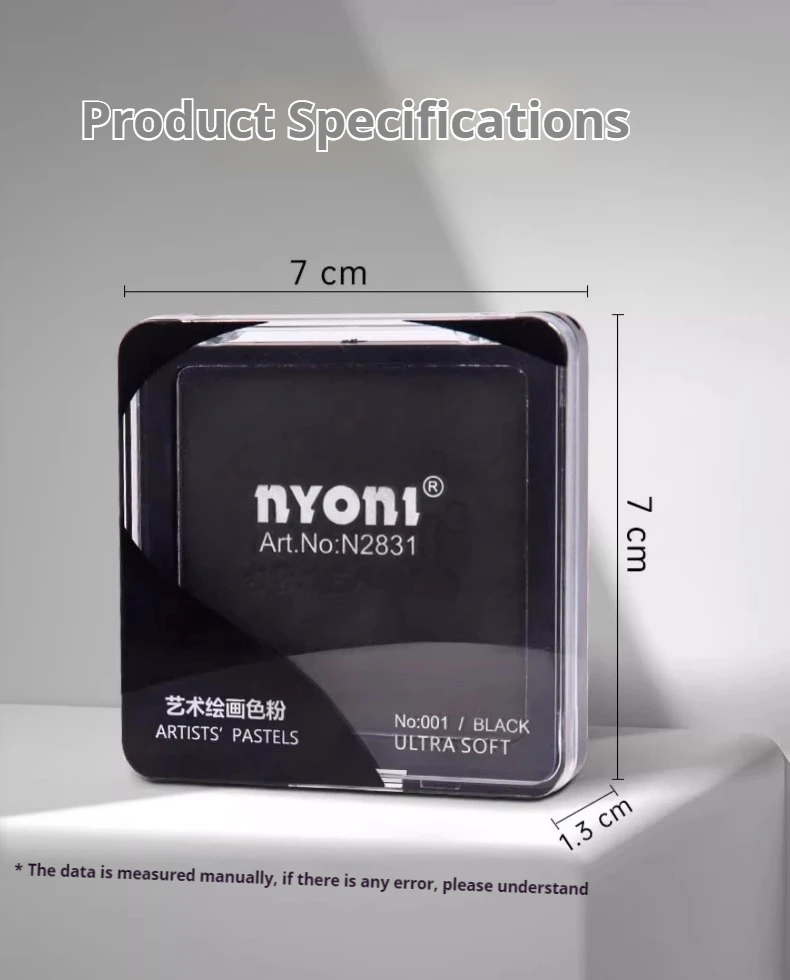 Professional Dry Wet Sketch Toner Painting Graphite Charcoal Color Sketching Powder Soft Artists Pastels Drawing Art Supplies