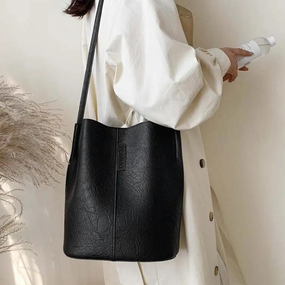 PU Leather Pleated Handbag Crossbody Bag Totes Bag Travel Handbag Women Shoulder Bag