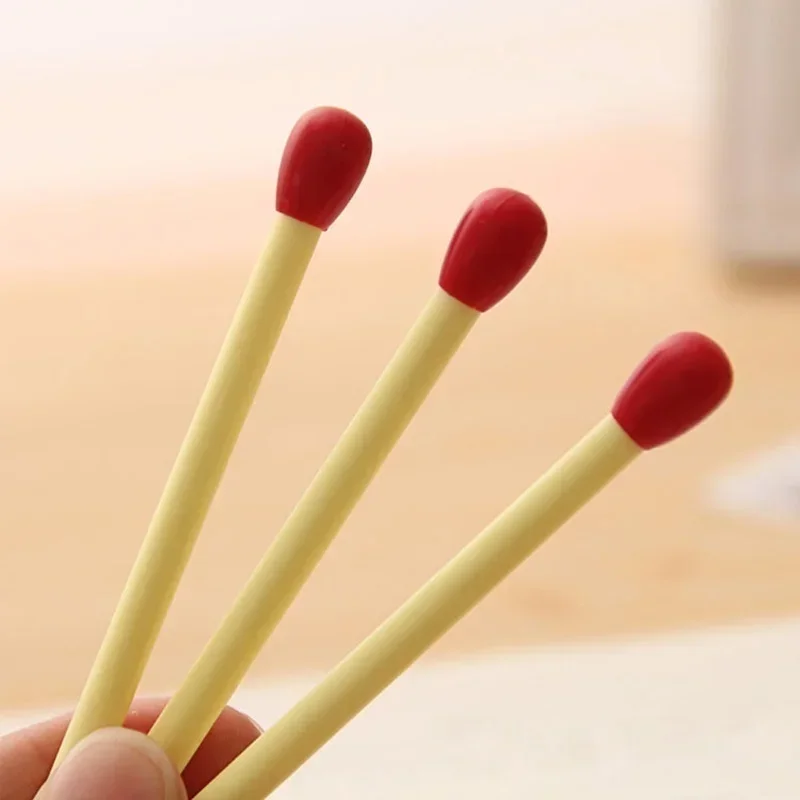 10 PCS/set Funny Match Shaped Ballpoint Pen Creative Matches Rollerball Pens Novelty Pens for Office School Supplies
