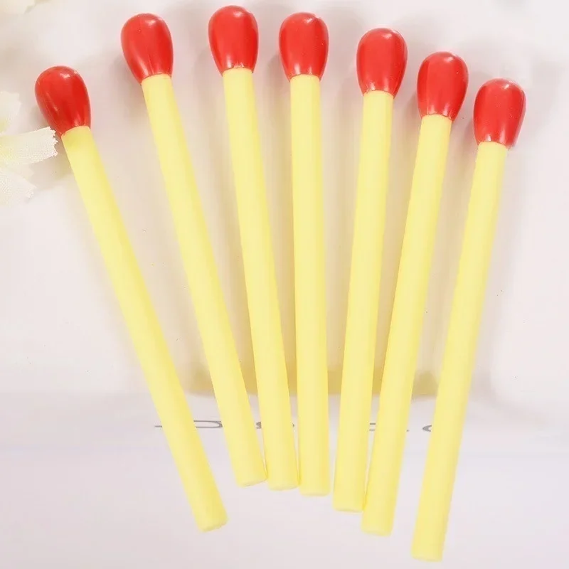 10 PCS/set Funny Match Shaped Ballpoint Pen Creative Matches Rollerball Pens Novelty Pens for Office School Supplies