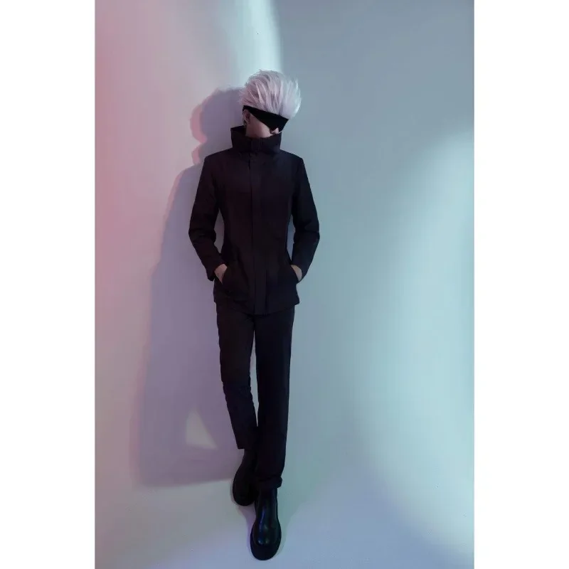 Anime Jujutsu Kaisen Gojo Satoru Mask Blindfold Cosplay Prop Anime Black Man Woamn Hair Band Accessories Sleep Eyewear