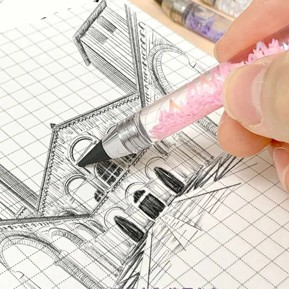 Creative Colorful Unlimited Writing Pencil No Ink Pen Magic Without Sharpening Pencils Detachable Students Painting Stationery
