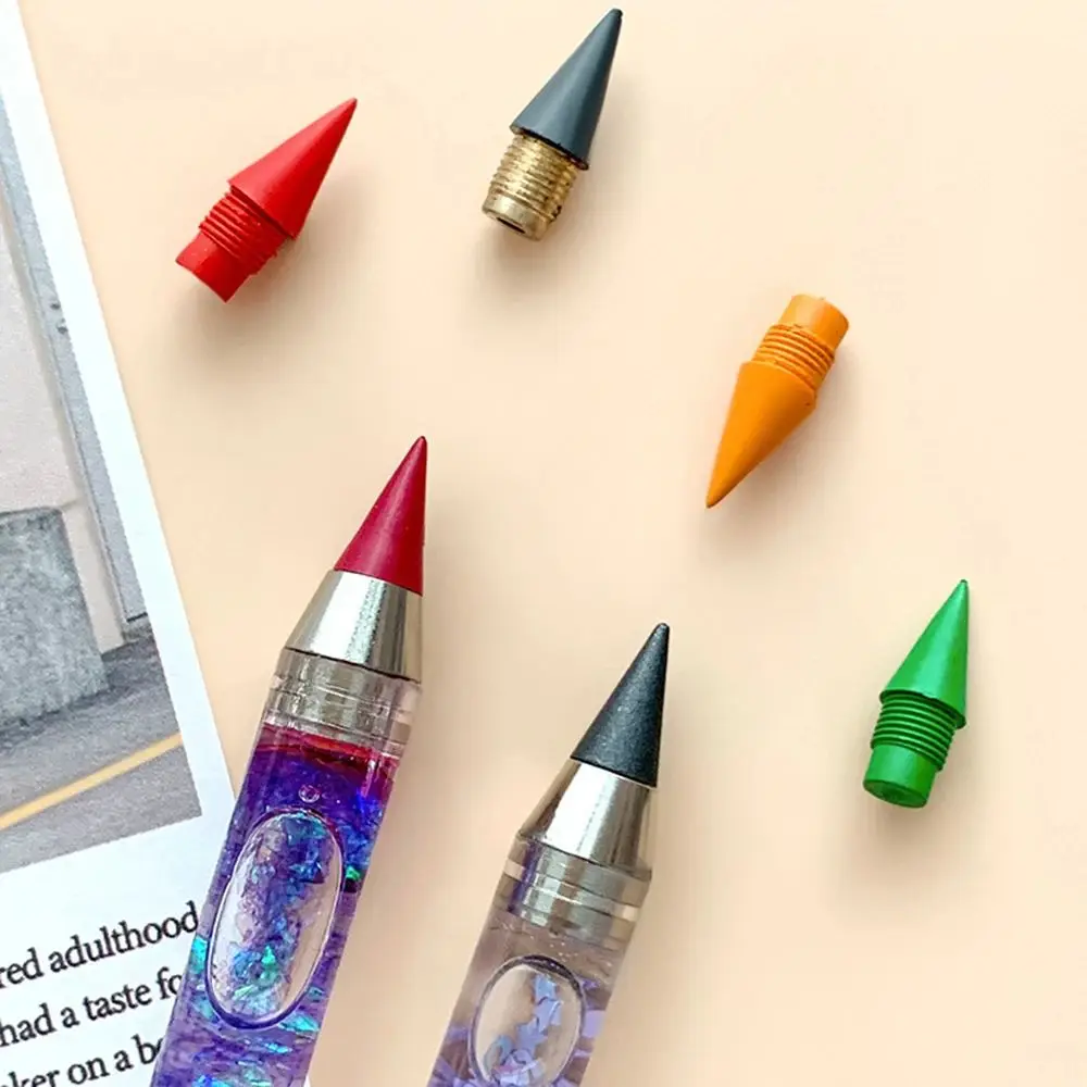 Creative Colorful Unlimited Writing Pencil No Ink Pen Magic Without Sharpening Pencils Detachable Students Painting Stationery