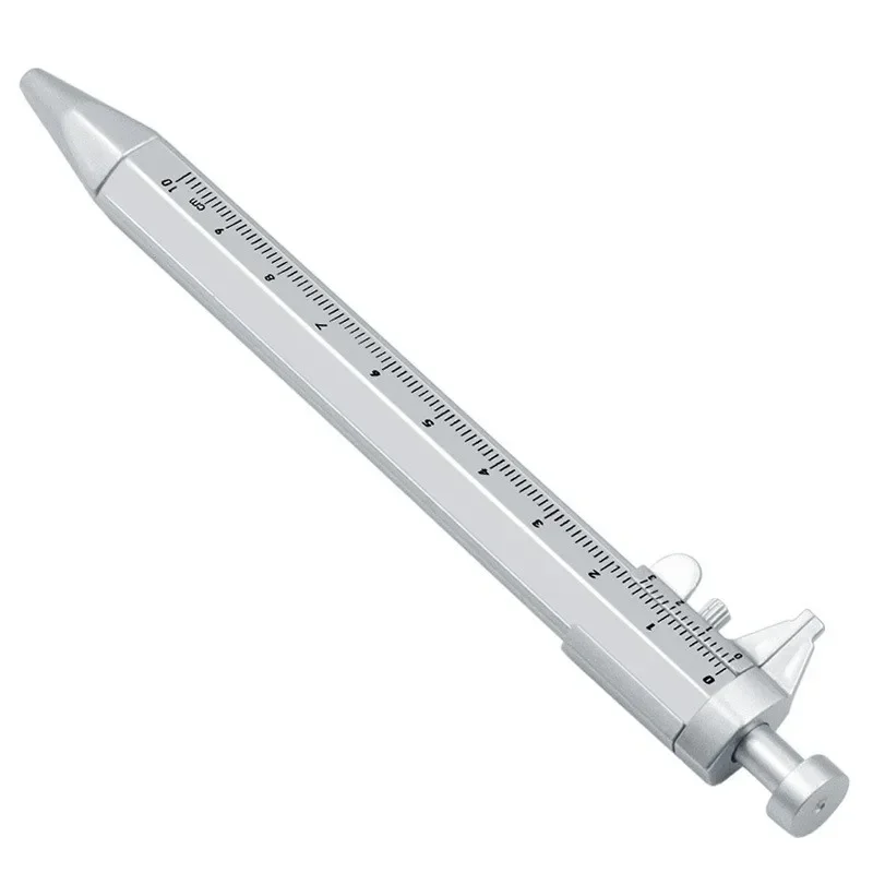 Multifunction Caliper Pen Ball-Point 0.5mm Ballpoint Pen Gel Ink Vernier Caliper Roller Ball Creativity Stationery