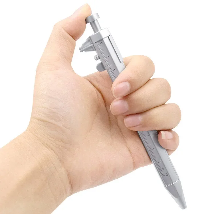 Multifunction Caliper Pen Ball-Point 0.5mm Ballpoint Pen Gel Ink Vernier Caliper Roller Ball Creativity Stationery