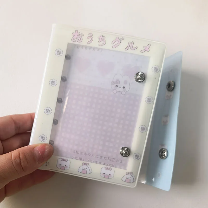 M5 5Holes Binder Cover Candy Colored Binder Cover Journal Sketchbook Accessories Diary Office Supplies