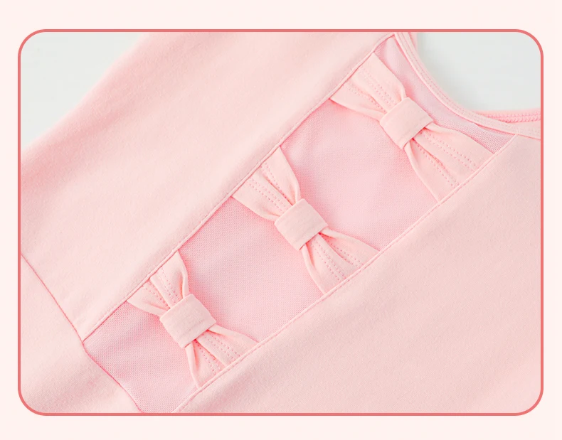 Girls Ballet Leotards Bowknot Dance Leotard Cotton Short Sleeves Mesh Splice Gymnastic Dance Bodysuit Kids Dancewear Costumes