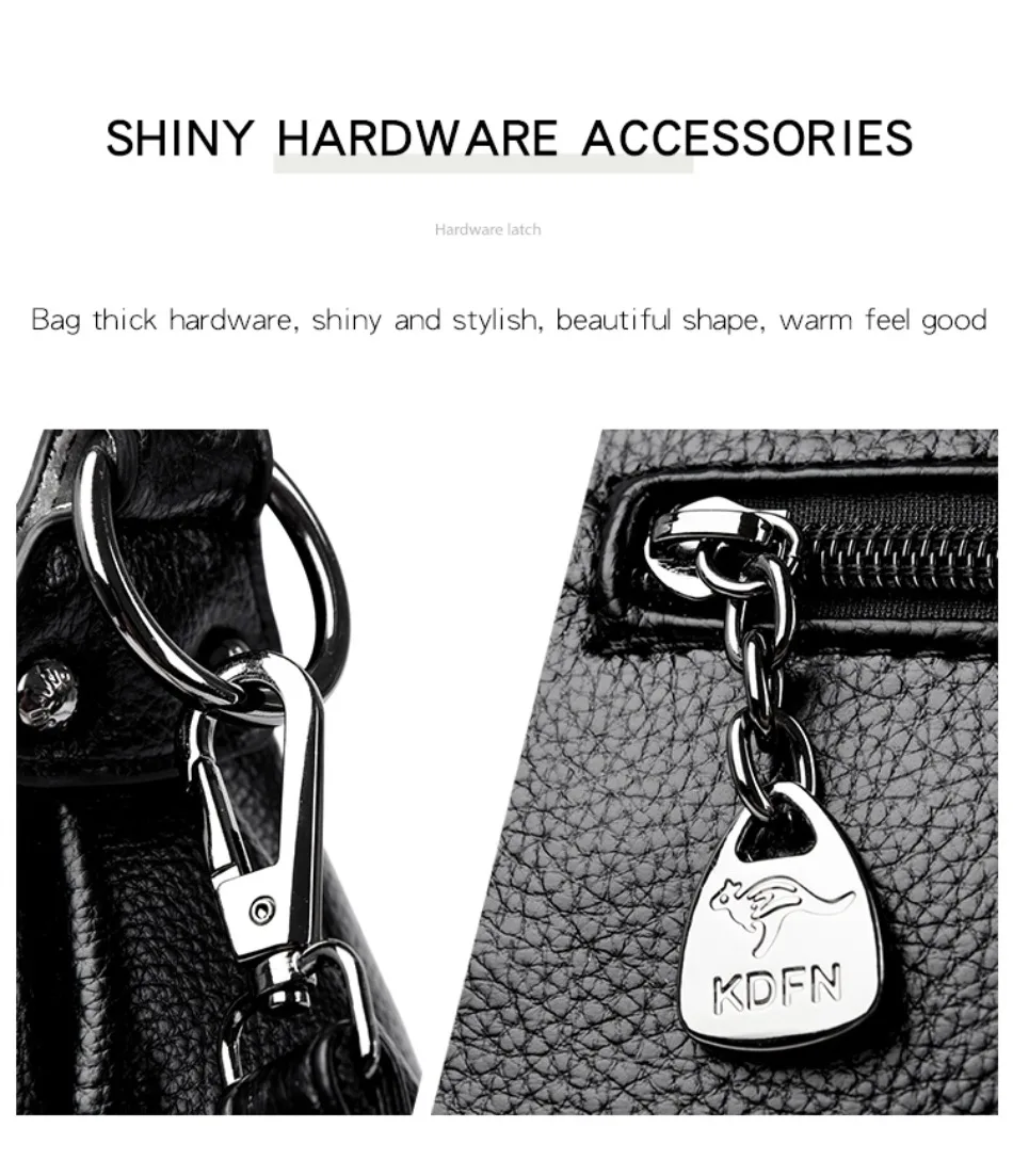 The New Style Bag Leather Luxury Handbags Women Bag Designer Solid Color Women Shoulder Messenger Bags for Women 2024 Sac A Main