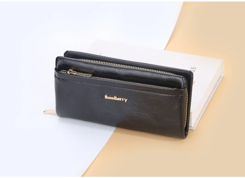 Baellerry New Women Phone Bag Wallets Large Capacity Handbag Zipper Card Holder Female Purse Coin Pocket Brand Wallet For Girls