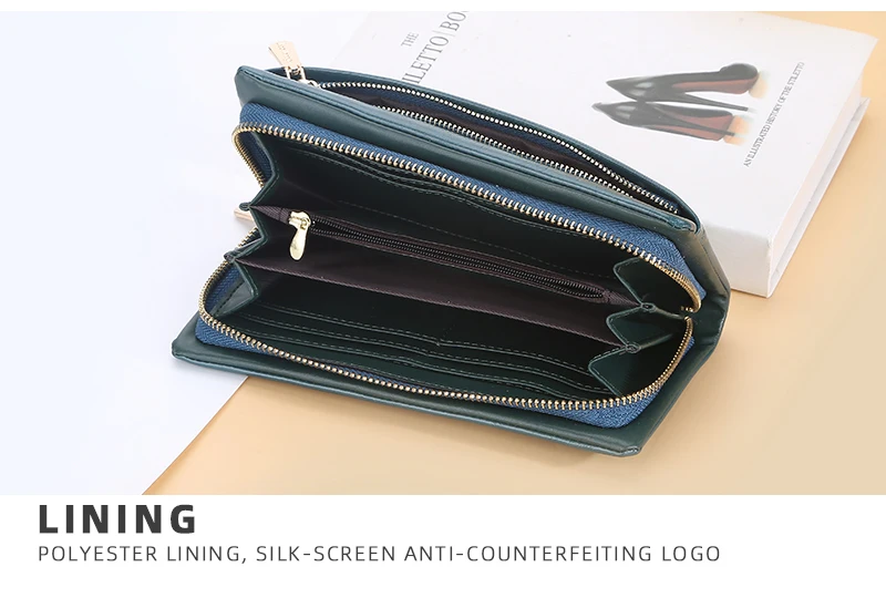 Baellerry New Women Phone Bag Wallets Large Capacity Handbag Zipper Card Holder Female Purse Coin Pocket Brand Wallet For Girls