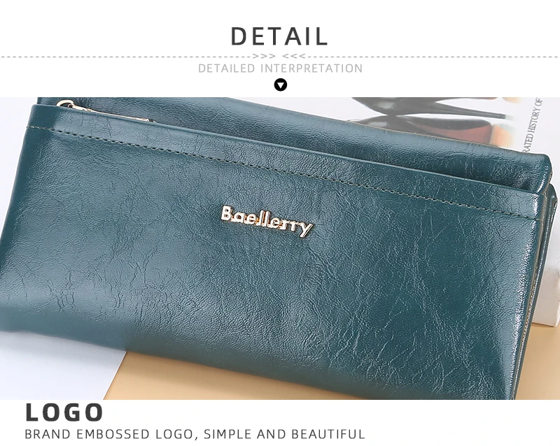 Baellerry New Women Phone Bag Wallets Large Capacity Handbag Zipper Card Holder Female Purse Coin Pocket Brand Wallet For Girls