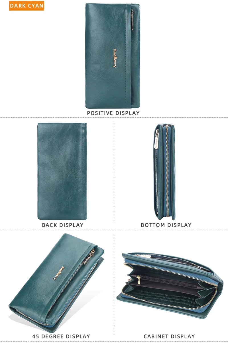 Baellerry New Women Phone Bag Wallets Large Capacity Handbag Zipper Card Holder Female Purse Coin Pocket Brand Wallet For Girls