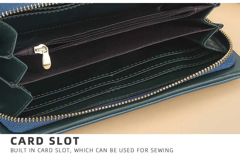 Baellerry New Women Phone Bag Wallets Large Capacity Handbag Zipper Card Holder Female Purse Coin Pocket Brand Wallet For Girls