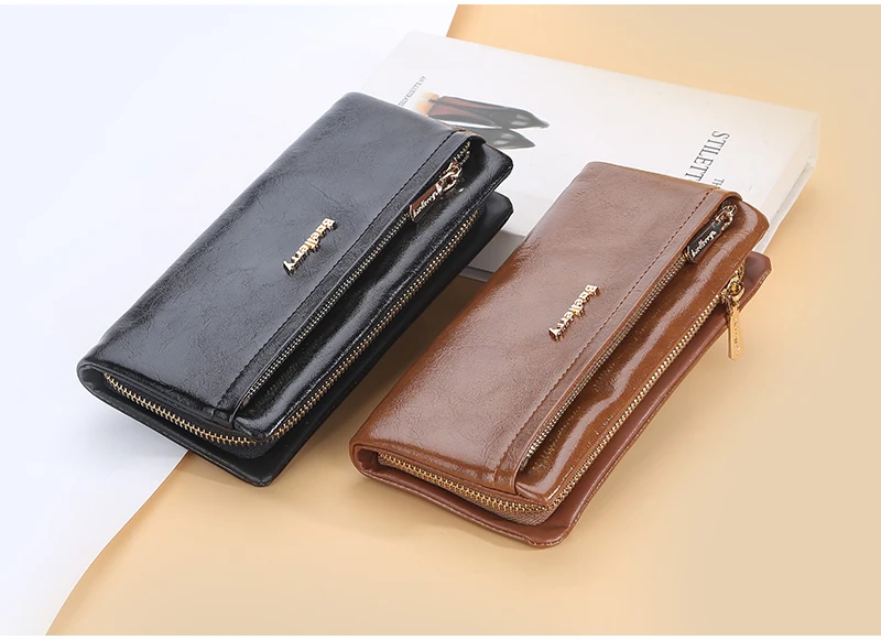 Baellerry New Women Phone Bag Wallets Large Capacity Handbag Zipper Card Holder Female Purse Coin Pocket Brand Wallet For Girls