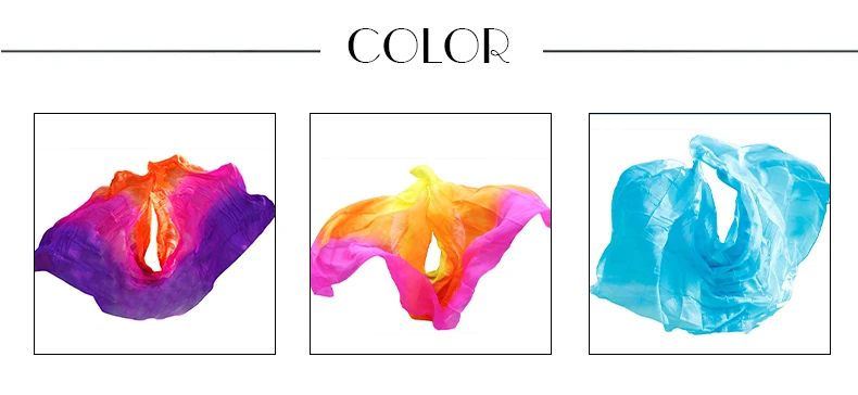 Belly Dance Silk Veil 100% Real Silk Belly Dance Accessory Hand Scarf Shawls Belly Dancer Performance Practice Clothes Prop