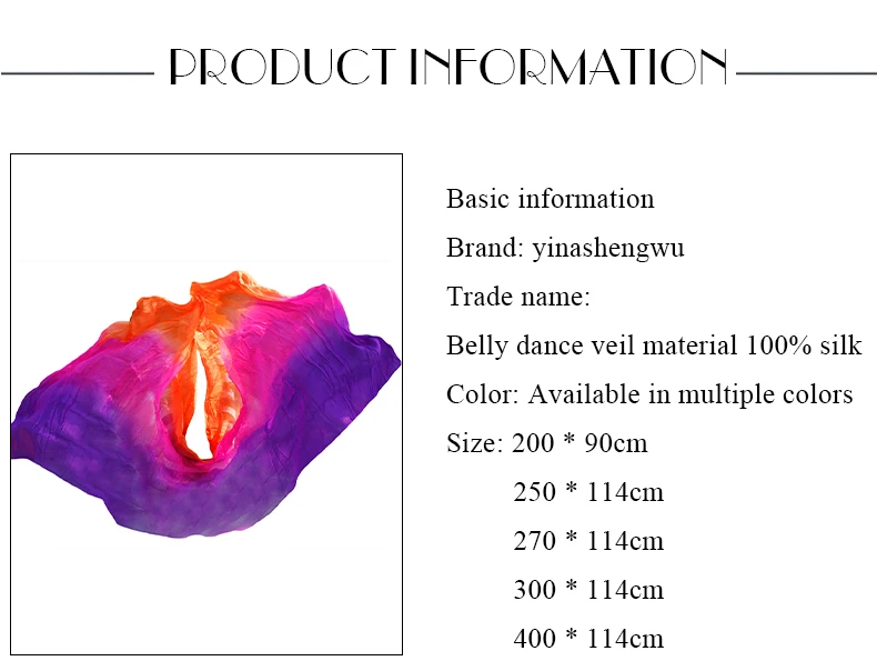 Belly Dance Silk Veil 100% Real Silk Belly Dance Accessory Hand Scarf Shawls Belly Dancer Performance Practice Clothes Prop