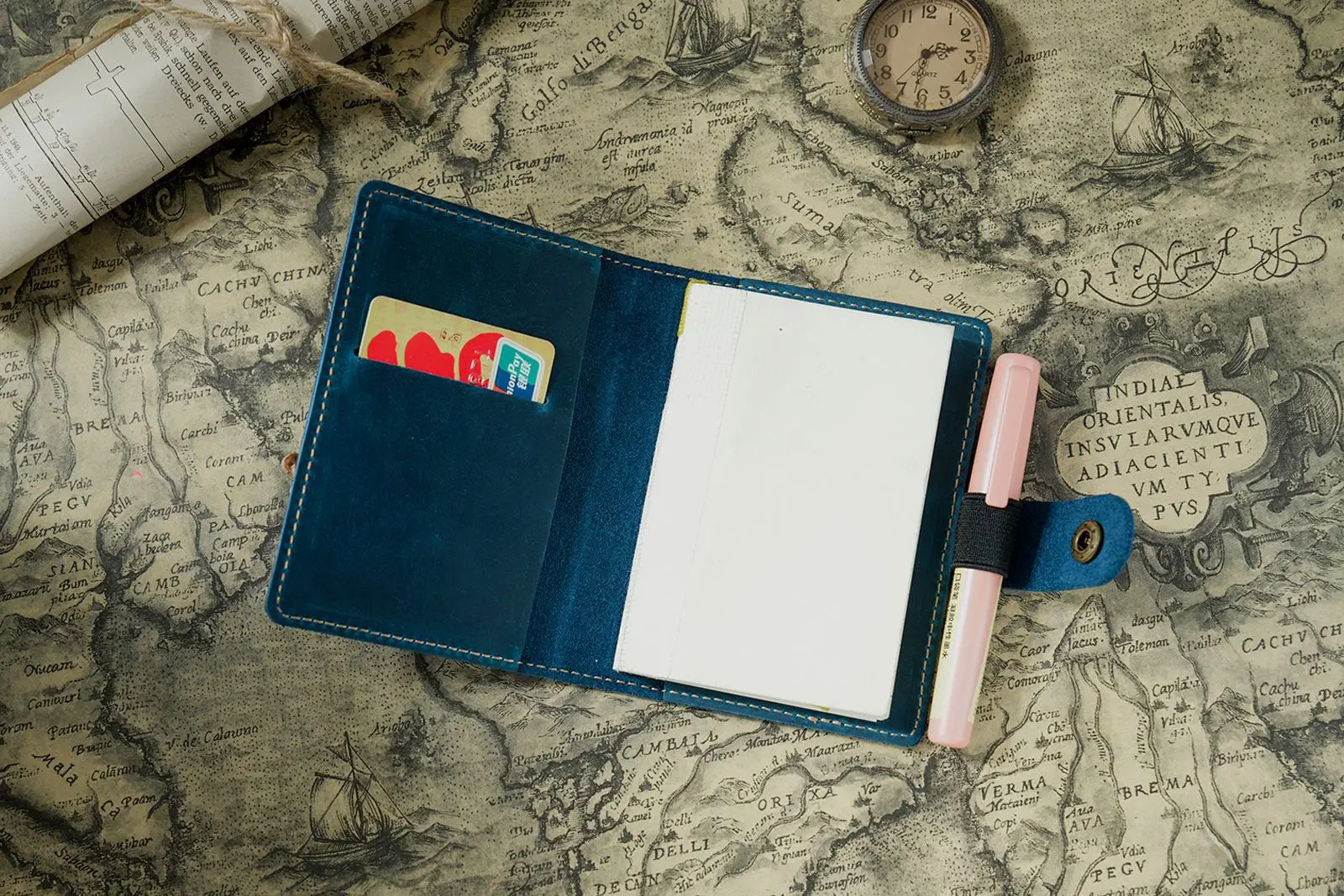Genuine Leather Notebook Planner Book Cover Pocket Size Diary Retro Cowhide Journal Drawing Sketchbook Portable Mini Daily