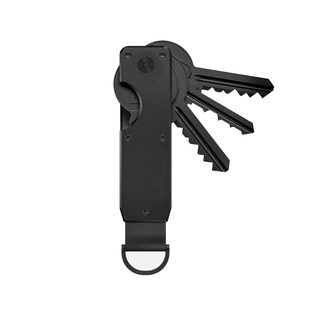 Key Organizer Compact Holder Metal Key Chain Minimalist key case holder for keychain Secures 1-5 Keys