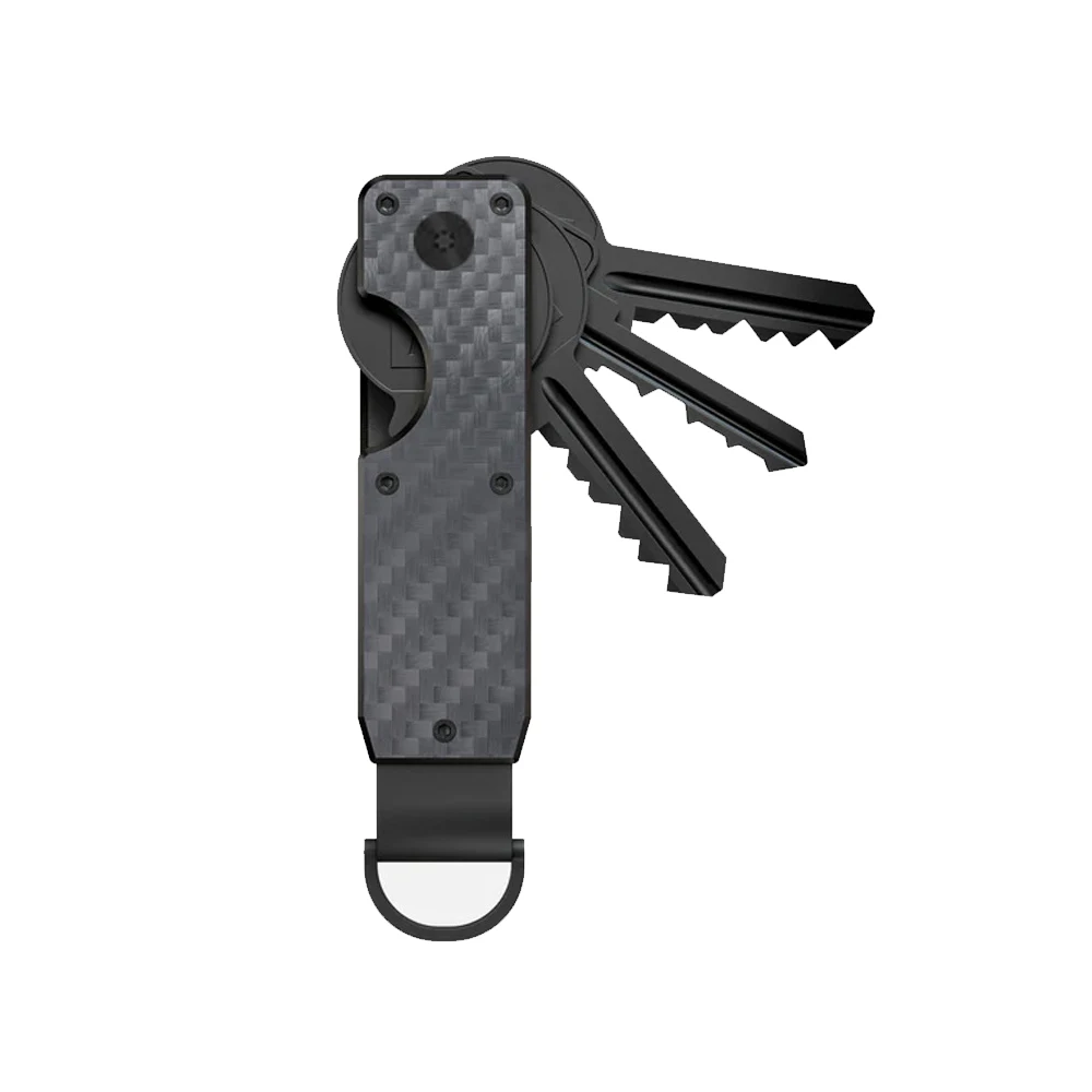 Key Organizer Compact Holder Metal Key Chain Minimalist key case holder for keychain Secures 1-5 Keys