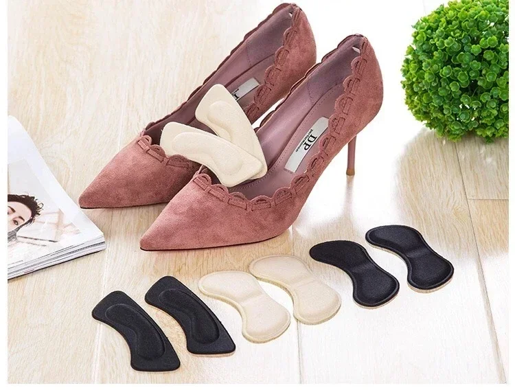 Heel Protector Heels Sticker Insoles for Feet Adjust Size Adhesive Non-slip Shoe Pads Pain Relief Foot Care Inserts Woman Man